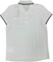 (W) Moncler 白色短袖POLO衫 徽標貼布/按鈕細節 20938351600V8042034 Lookbook (W) Moncler 白色短袖POLO衫 徽標貼布/按鈕細節 20938351600V8042034