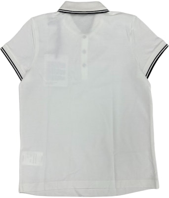 (W) Moncler Kaos Polo Putih Lengan Pendek Logo Patch/Detail Kancing 20938351600V8042034 Lookbook (W) Moncler Kaos Polo Putih Lengan Pendek Logo Patch/Detail Kancing 20938351600V8042034