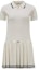 Order (Women) Moncler White Short Sleeve Polo Dress with Striped Collar. J10939L00004M3357034