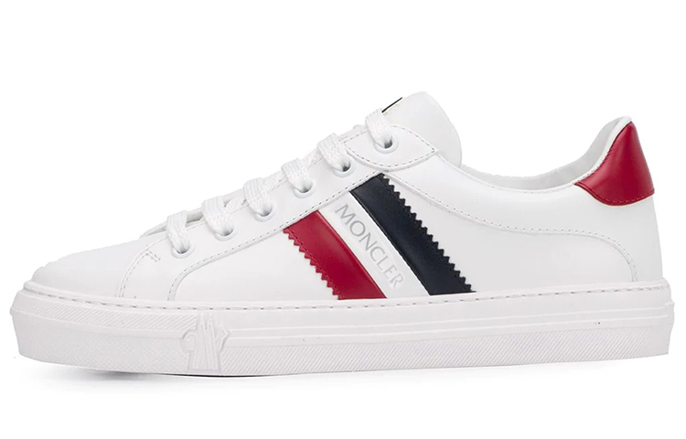 (Women) Moncler 'White Sidestripe Casual Fashion' G109B4M70440019MT002