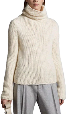 (W) 盟可睐羊毛羊驼高领毛衣白色 I20939F00022M2024034 Shop (W) 盟可睐羊毛羊驼高领毛衣白色 I20939F00022M2024034