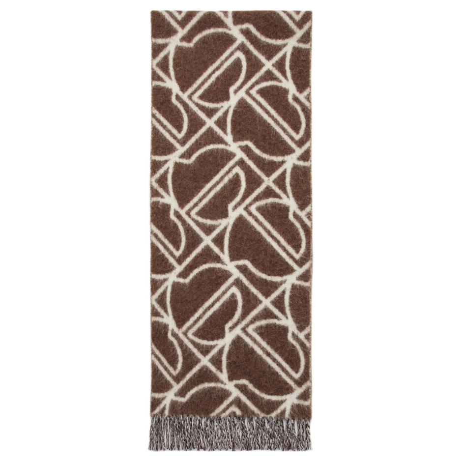 Order (Women) Moncler  Wool Knitted Scarf Brown Solid Design. J20933C000040U381P02