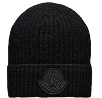 Order (W) Moncler 羊毛尼龍標誌毛帽 黑色 I20933B00035M2739999