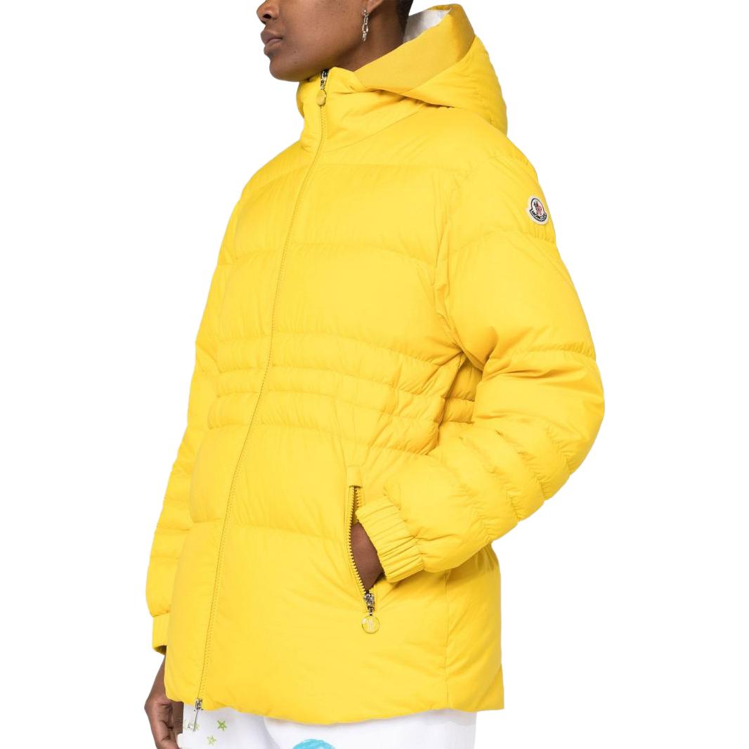 (Women) Moncler  Yellow Solid Color Hooded Long Sleeve Down Jacket. I10931A00002595A2 圖 5