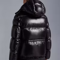 Details for (W) Jaket Down Moncler Abbaye FW22 Hitam Pendek Longgar, Hangat Musim Dingin. H20931A0006368950999