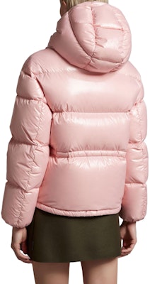 (Women) Moncler Abbaye Logo Embroidered Pink Hooded Long Sleeve Down Jacket Women. 1A000395963V500 Shop (Women) Moncler Abbaye Logo Embroidered Pink Hooded Long Sleeve Down Jacket Women. 1A000395963V500