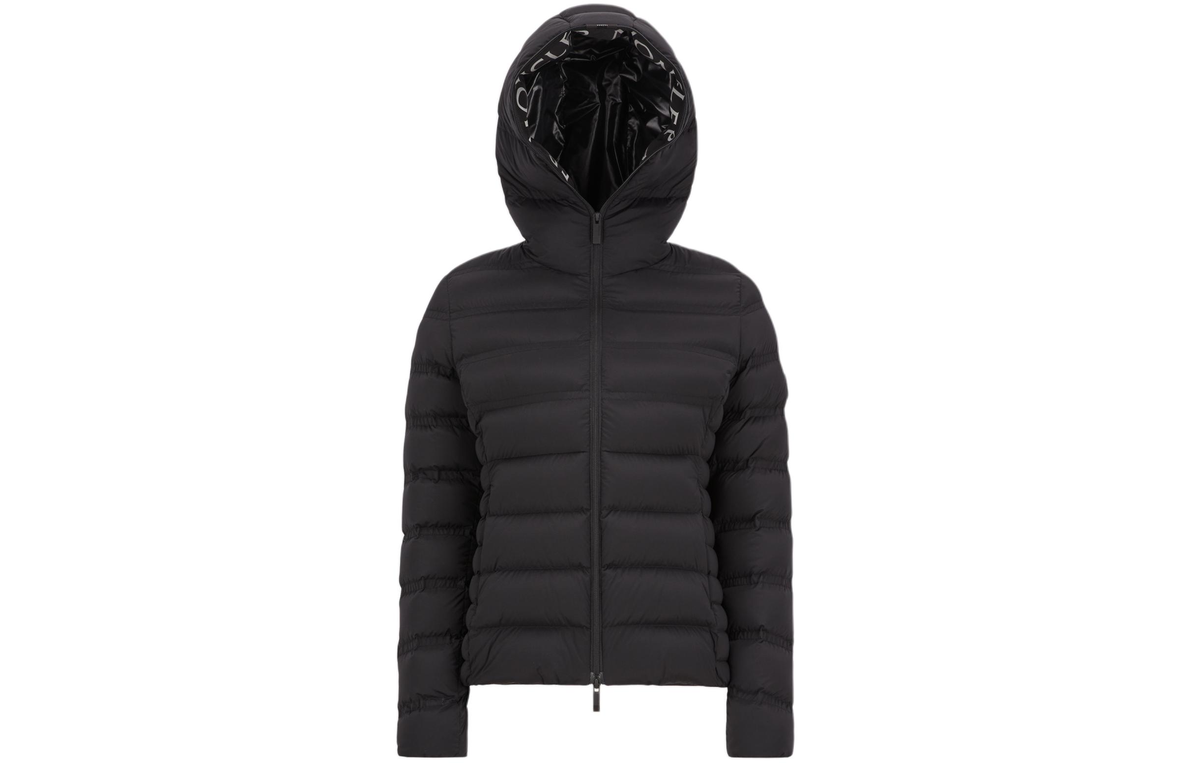 (Women) Moncler ALETE Series  Black Quilted Down Jacket with Letter Print J10931A00021595FK999 圖 2