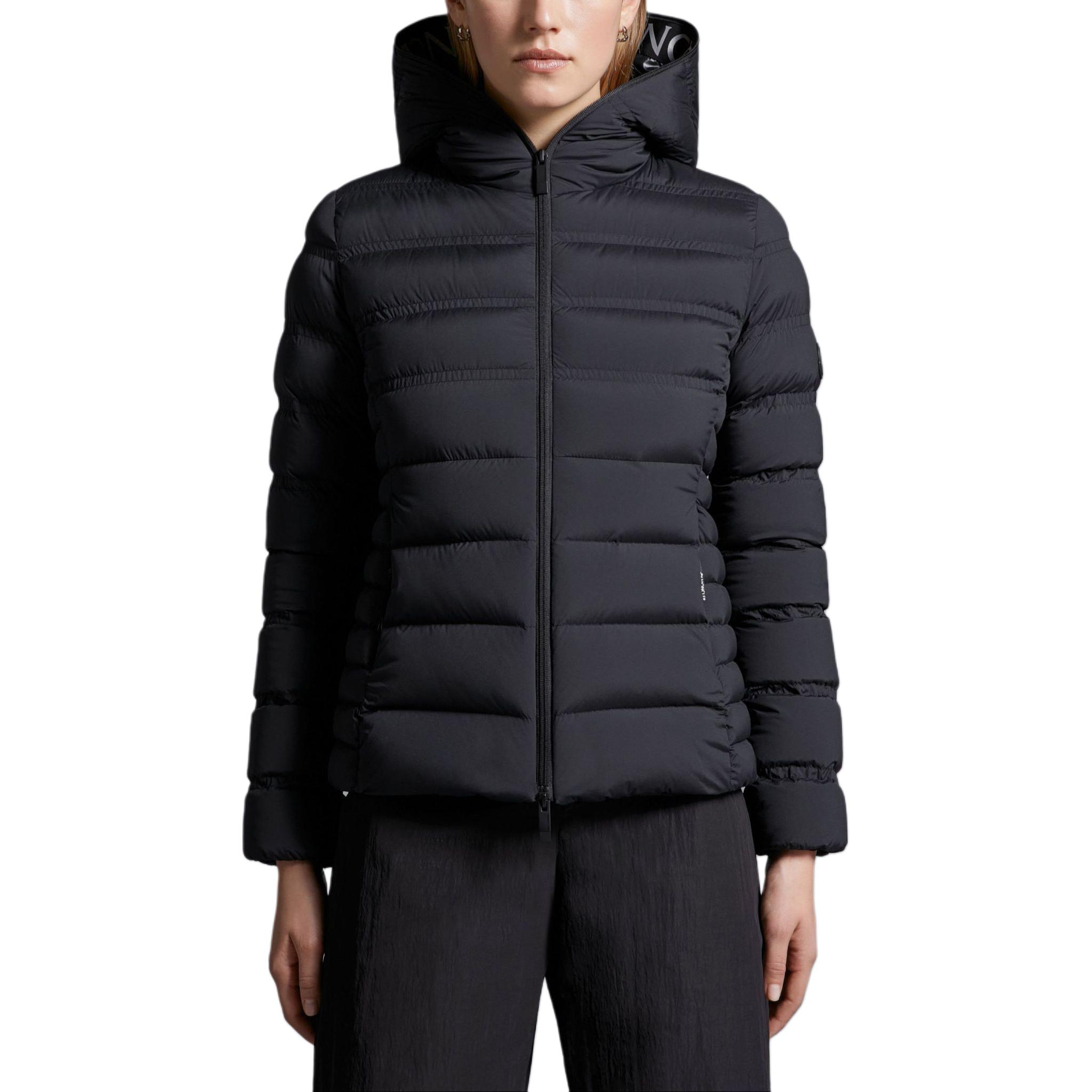 (Women) Moncler ALETE Series  Black Quilted Down Jacket with Letter Print J10931A00021595FK999 圖 3