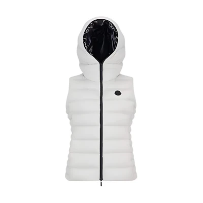 (Women) Moncler ALITERSE Slim Fit Hooded Zipper Down Vest Grey J10931A00022595FK90D