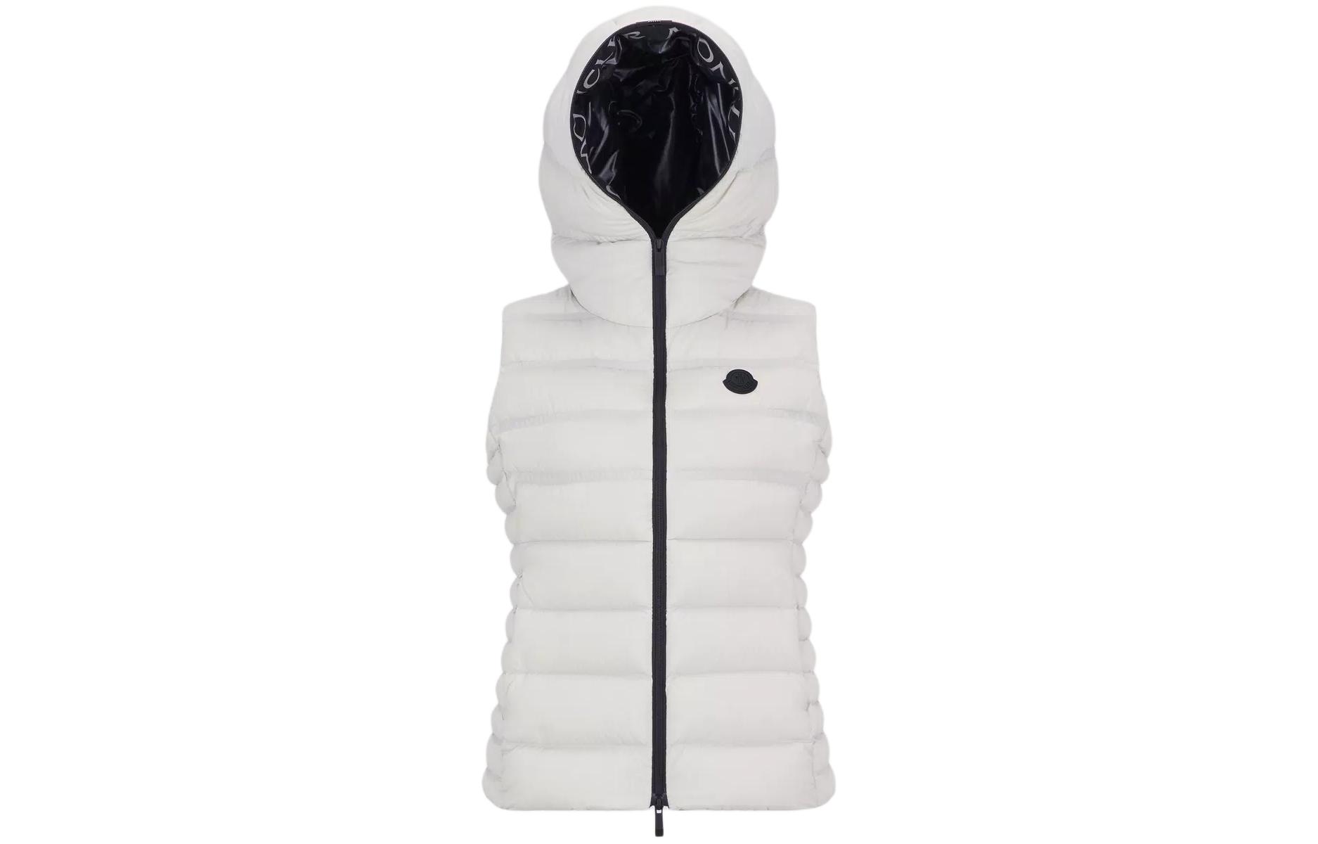 Order (Women) Moncler ALITERSE  Slim Fit Hooded Zipper Down Vest Grey J10931A00022595FK90D