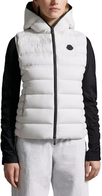 (Women) Moncler ALITERSE Slim Fit Hooded Zipper Down Vest Grey J10931A00022595FK90D Shop (Women) Moncler ALITERSE Slim Fit Hooded Zipper Down Vest Grey J10931A00022595FK90D