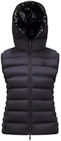 (Women) Moncler ALITERSE Solid Color Hooded Zip Vest - Black J10931A00022595FK999 (Women) Moncler ALITERSE Solid Color Hooded Zip Vest - Black J10931A00022595FK999