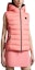 Purchase (Women) Moncler ALITERSE SS24 Pink Down Hooded Zip Vest. J10931A00022595FK416