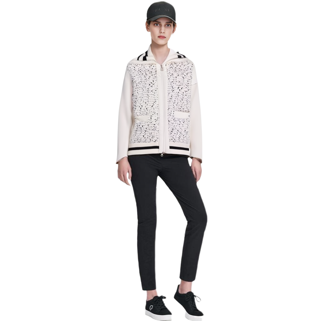 (Women) Moncler All-Over Print  Down Jacket White I20939B00002M1241 圖 7