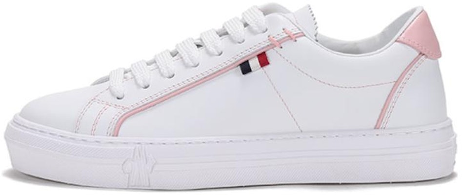 (Women) Moncler Alodie Leather Trainers 'White Pink' G109B4M7110002SRW-002 Buy (Women) Moncler Alodie Leather Trainers 'White Pink' G109B4M7110002SRW-002