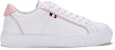 (W) Moncler Alodie Kasut Kulit 'Putih Merah Jambu' G109B4M7110002SRW-002