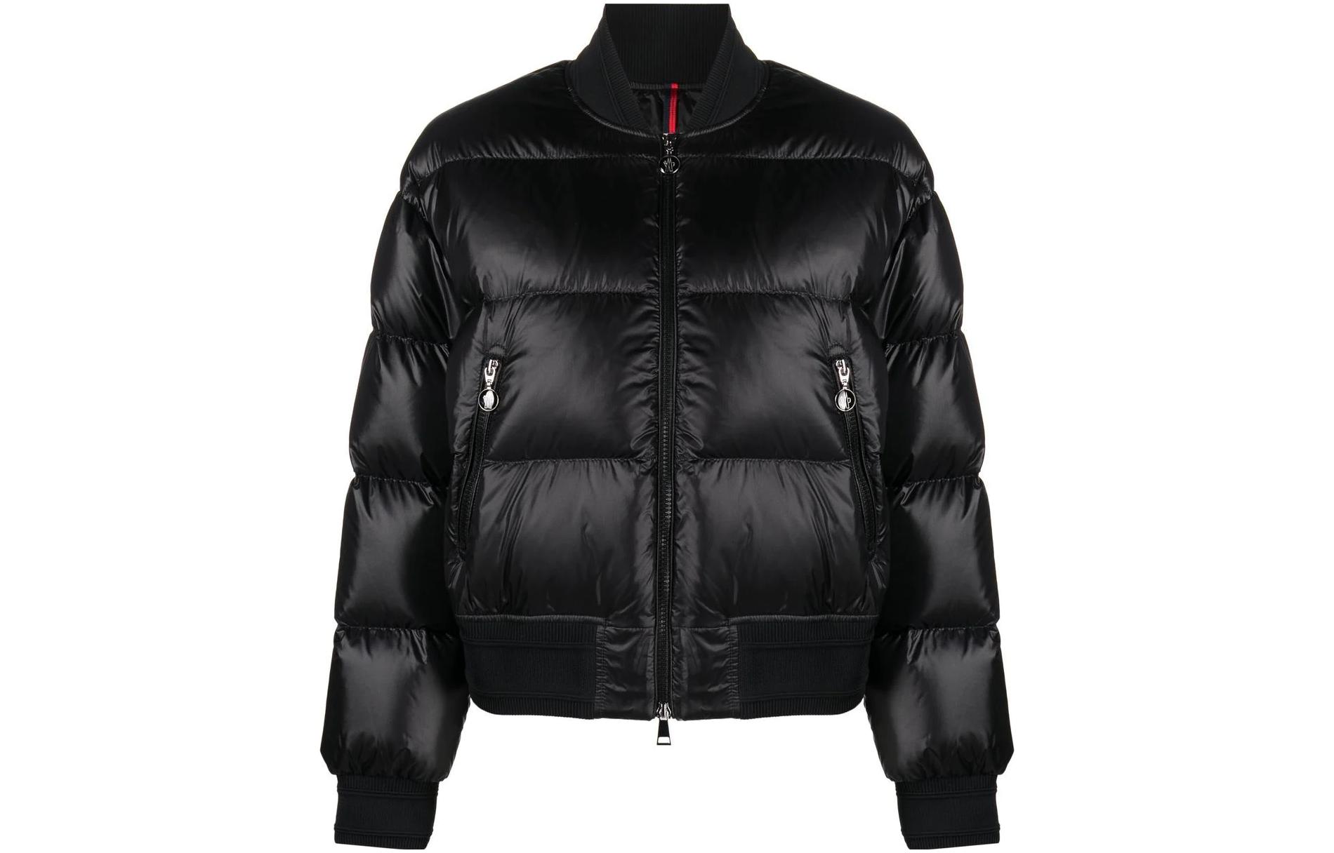 (Women) Moncler Aminia SS23  Black Quilted Stand Collar Zip Down Jacket. I10931A00005595ZZ999 圖 2
