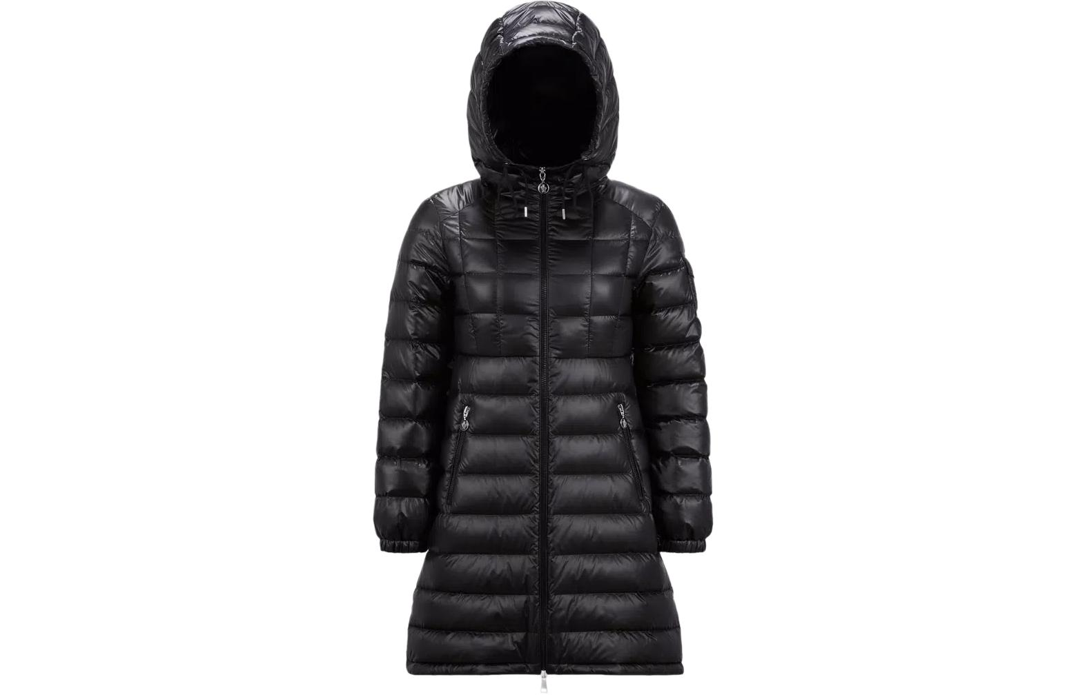 (Women) Moncler Amintore Lange Hooded Mid-Length Down Jacket  Black. J10931A00007595ZZ999