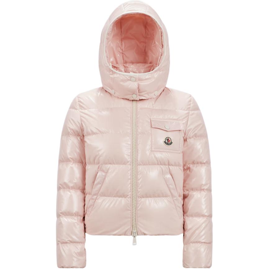 (Women) Moncler Andro Series SS25  Pink Short Down Jacket with Logo Hood. K10931A00078597EU519 圖 2