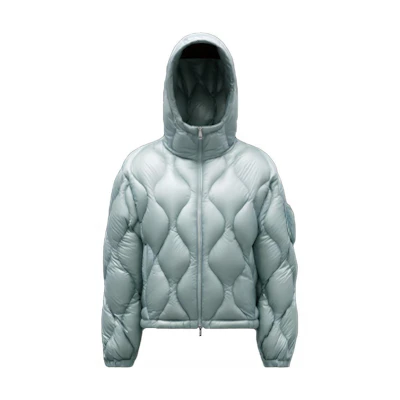(Women) Moncler Anthon FW22 Short Down Jacket Ice Castle Blue. H20931A00019595B171U