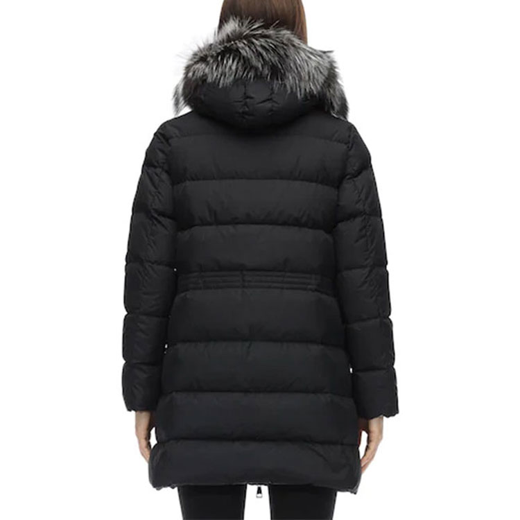 (Women) Moncler Aphroti Black Hooded Down Jacket for Ski Season 0931B51002C0059999 圖 5