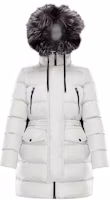 Order (Women) Moncler Aphroti Classic Mid-Length Hooded Down Coat White Winter 0931B51002C0059034