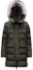 Order (W) Moncler Aphroti可拆毛領羽絨外套 - 軍綠色. G20931B51002C0059831