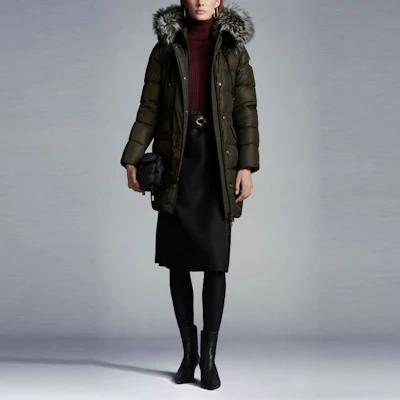 (W) Moncler Aphroti可拆毛領羽絨外套 - 軍綠色. G20931B51002C0059831 Lookbook (W) Moncler Aphroti可拆毛領羽絨外套 - 軍綠色. G20931B51002C0059831