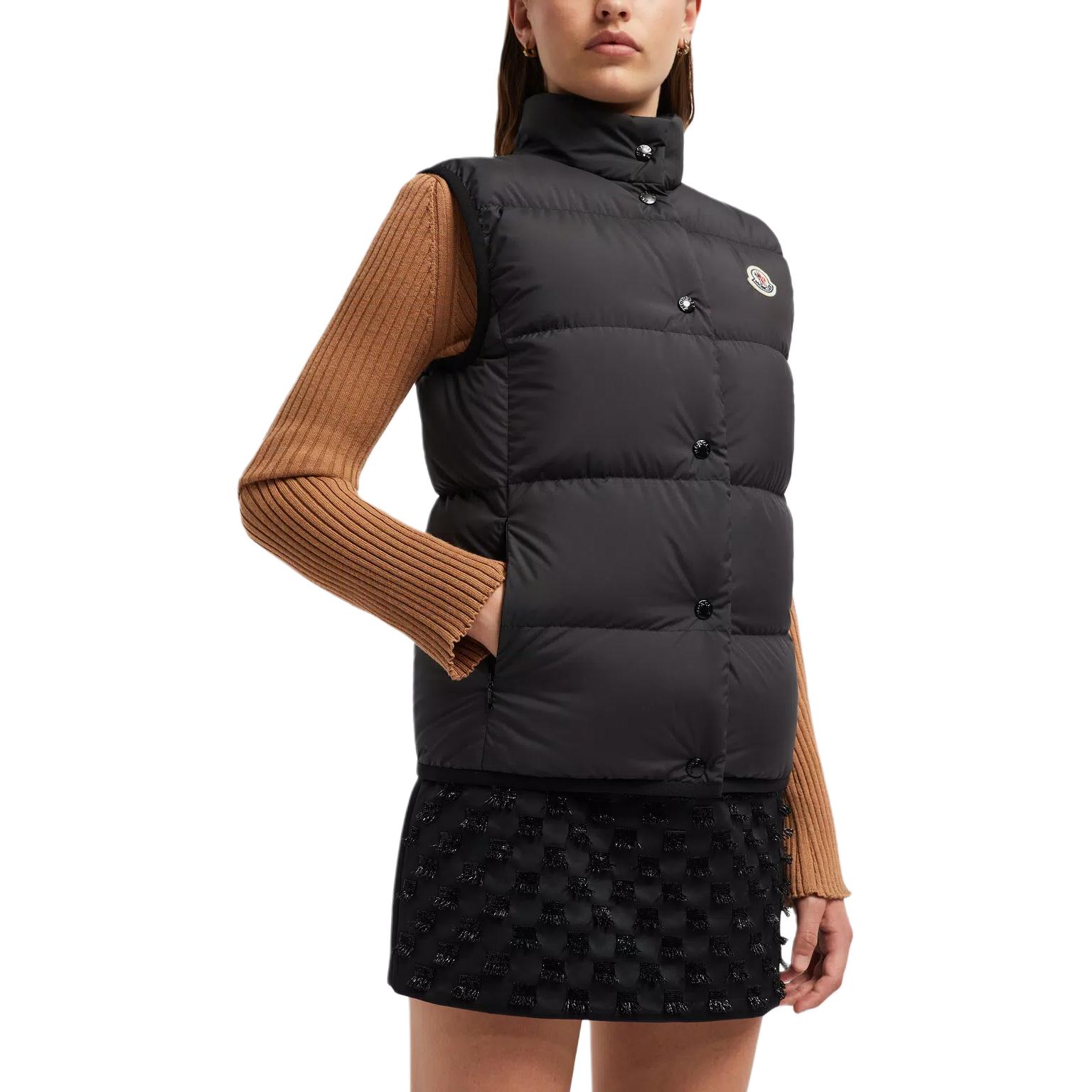 (Women) Moncler Badia  Matte Logo Puffer Jacket with Snap Closure - Black J20931A0000854A81999 圖 6