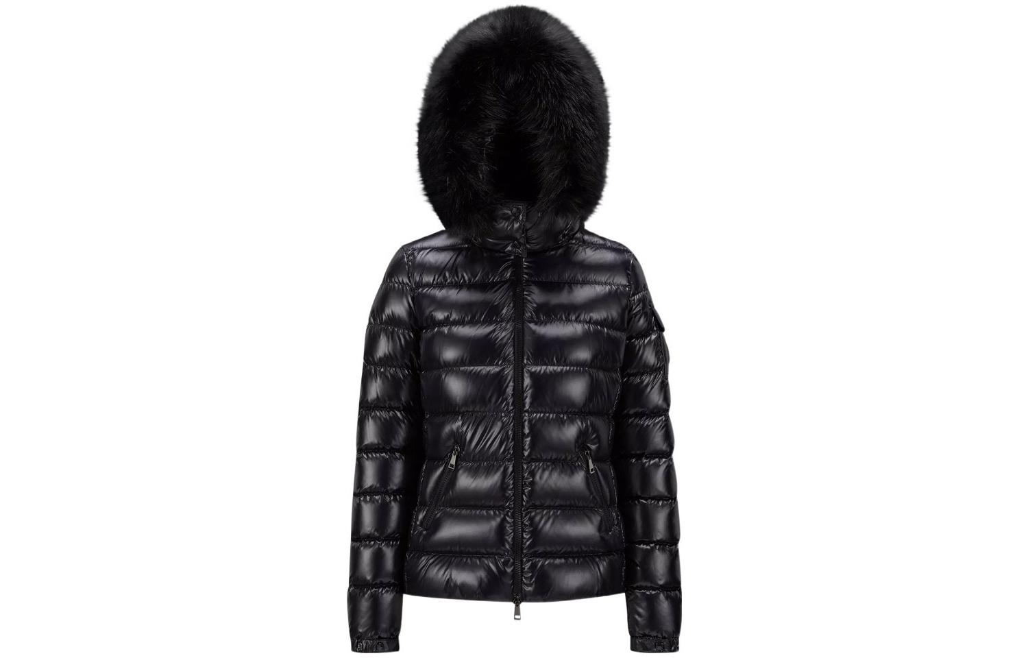 (Women) Moncler Bady  Black Long Sleeve Down Jacket with Fur Trim. H20931A0013768950999 圖 2