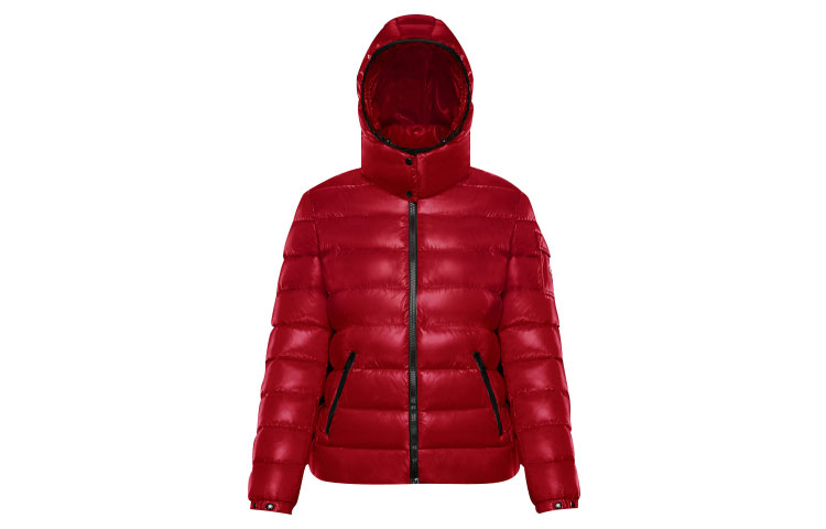 (Women) Moncler Bady Glossy Red Short Down Jacket 0931A524006895046D