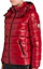 Shop (Women) Moncler Bady Glossy Red Short Down Jacket 0931A524006895046D
