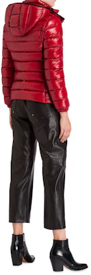 (Women) Moncler Bady Glossy Red Short Down Jacket 0931A524006895046D Details for (Women) Moncler Bady Glossy Red Short Down Jacket 0931A524006895046D