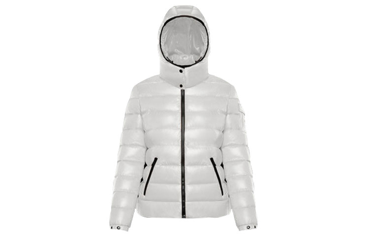 (Women) Moncler Bady Padded Winter Short Down Jacket White - Ski Season Logo 0931A5240068950032 圖 2