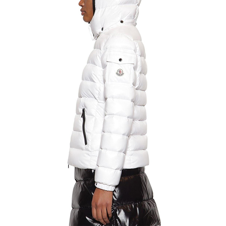 (Women) Moncler Bady Padded Winter Short Down Jacket White - Ski Season Logo 0931A5240068950032 圖 6