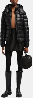 (W) 盟可睐 Bady系列 女士短款连帽羽绒服 黑色 K20931A5240068950999 Lookbook (W) 盟可睐 Bady系列 女士短款连帽羽绒服 黑色 K20931A5240068950999