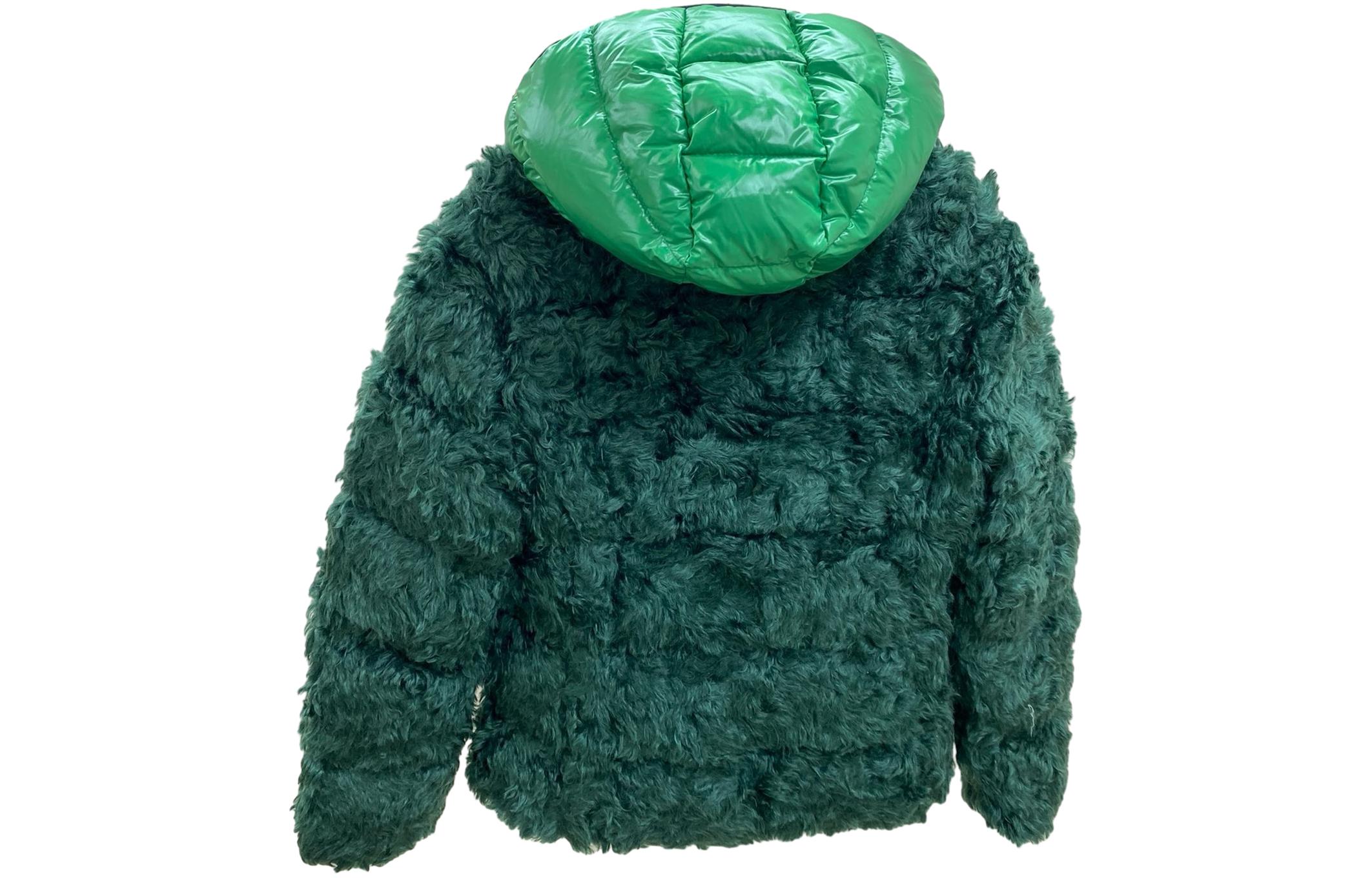 (Women) Moncler Badyp  Green Hooded Puffer Jacket with Patch Pockets. D20934680205549TE84E 圖 3