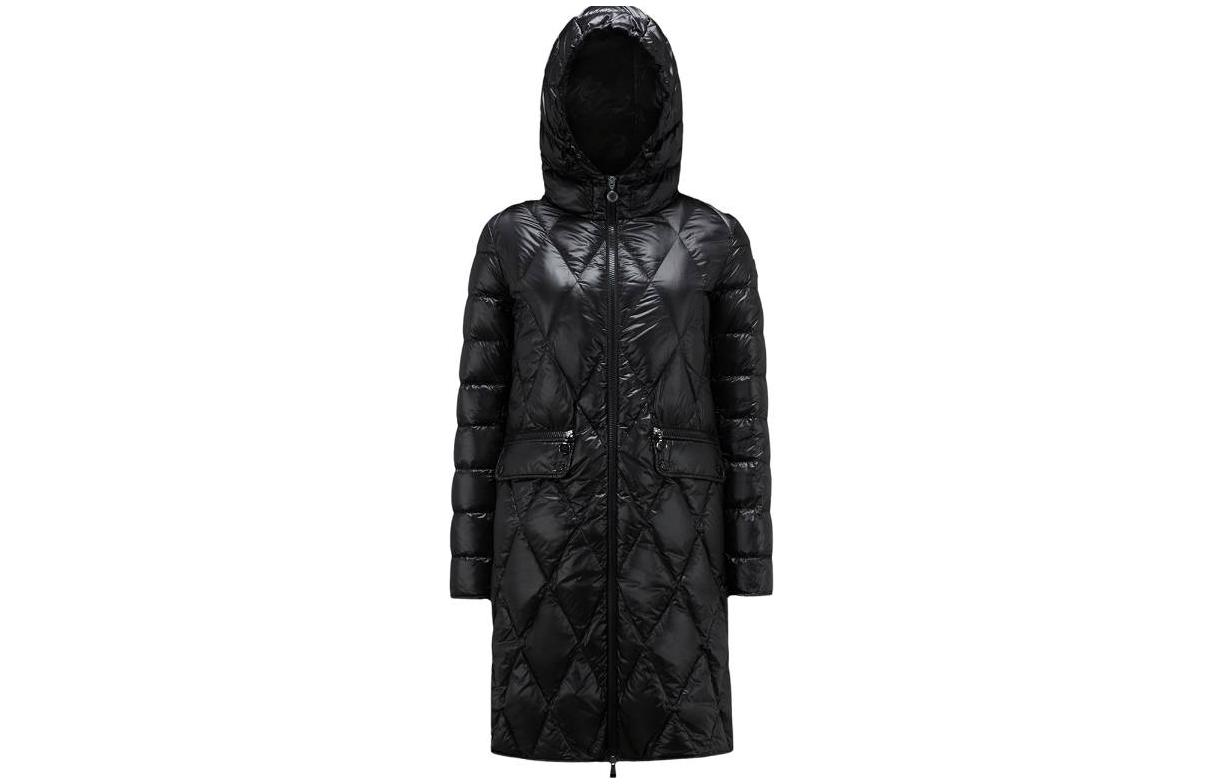 (Women) Moncler Bagnac  Black Hooded Down Jacket with Zipper. I20931C00008595ZZ999