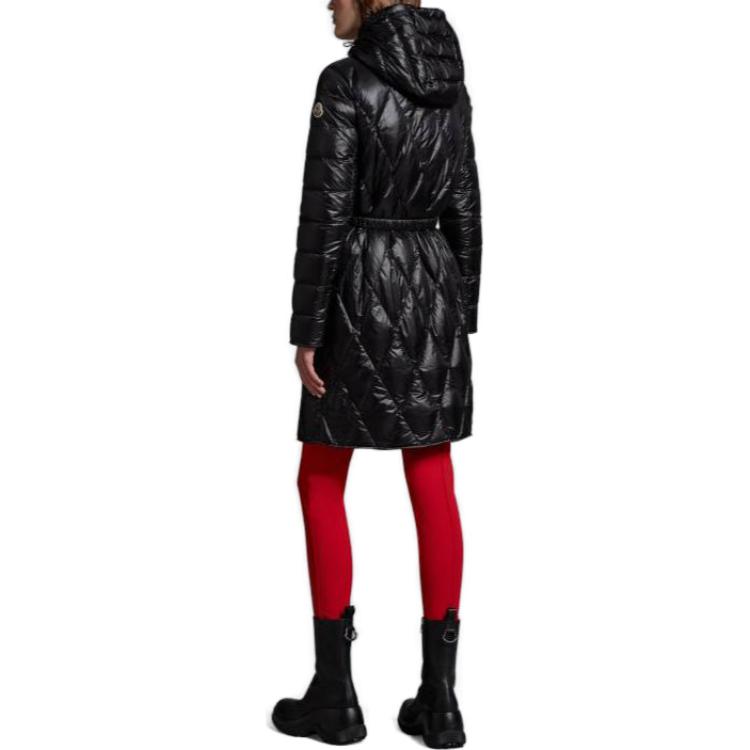 (Women) Moncler Bagnac  Black Hooded Down Jacket with Zipper. I20931C00008595ZZ999 圖 4
