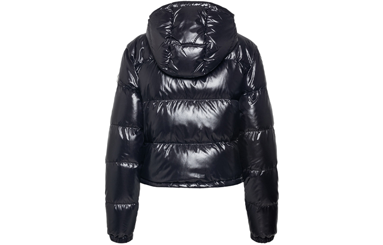 Lookbook (Women) Moncler Bardanette Glossy Hooded Down Jacket Winter Black Short 1A0005868950999
