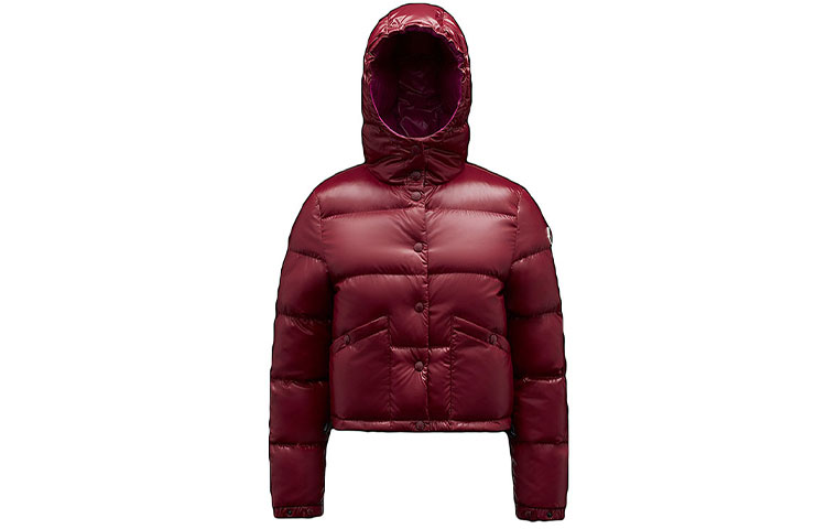 (Women) Moncler Bardanette Logo Snap Button Hooded Down Jacket Winter Red G20931A0005868950 圖 2