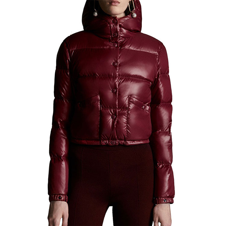 (Women) Moncler Bardanette Logo Snap Button Hooded Down Jacket Winter Red G20931A0005868950 圖 3