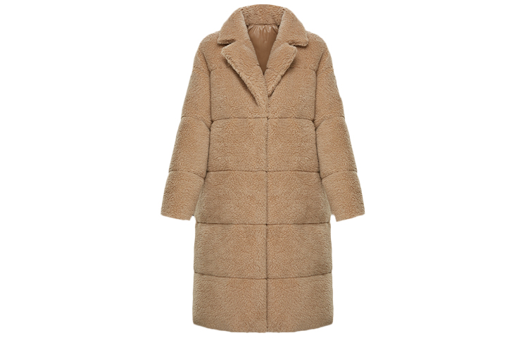(Women) Moncler Beige Double-Sided Nylon Mid-Length Coat 0931C51970C0525221