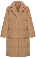 (Women) Moncler Beige Double-Sided Nylon Mid-Length Coat 0931C51970C0525221 (Women) Moncler Beige Double-Sided Nylon Mid-Length Coat 0931C51970C0525221