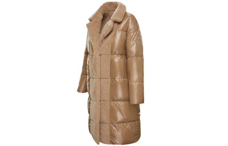 Purchase (W) Moncler 米色雙面尼龍中長外套 0931C51970C0525221