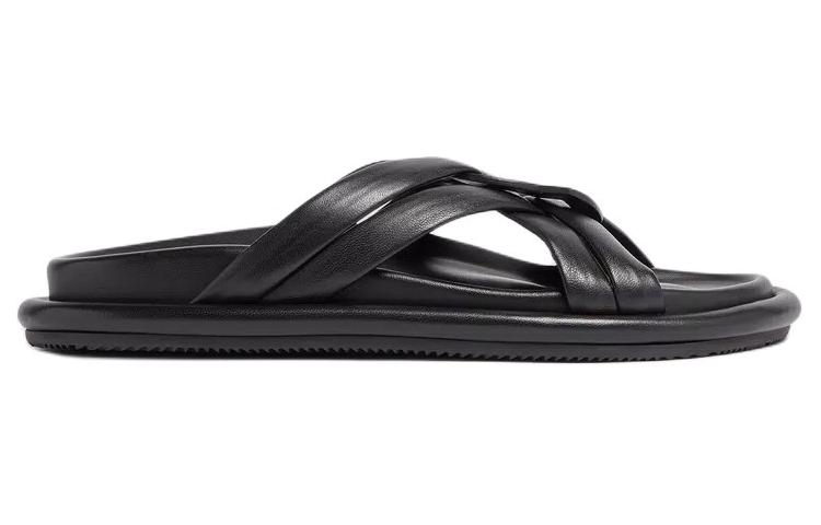 (W) Moncler Bell Soft 'Black Open-Toe Slip-On' 圖 2