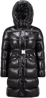 (Women) Moncler Bellevue Shiny Hooded Long Down Jacket Black. J20931C000385963V999 Buy (Women) Moncler Bellevue Shiny Hooded Long Down Jacket Black. J20931C000385963V999
