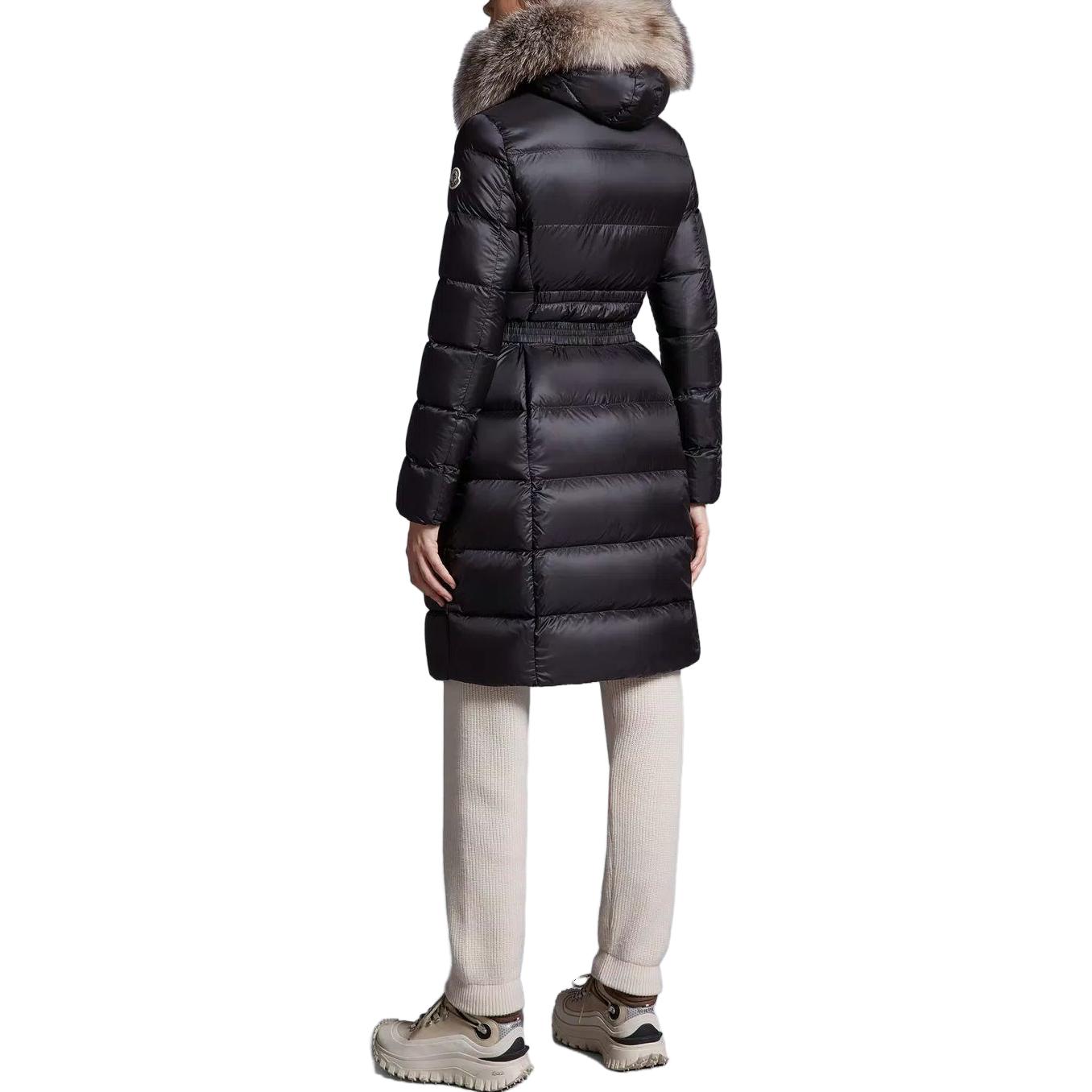 (Women) Moncler Beodic  Long Hooded Puffer Jacket Black with Logo Zipper. I20931C000345396Q999 圖 4