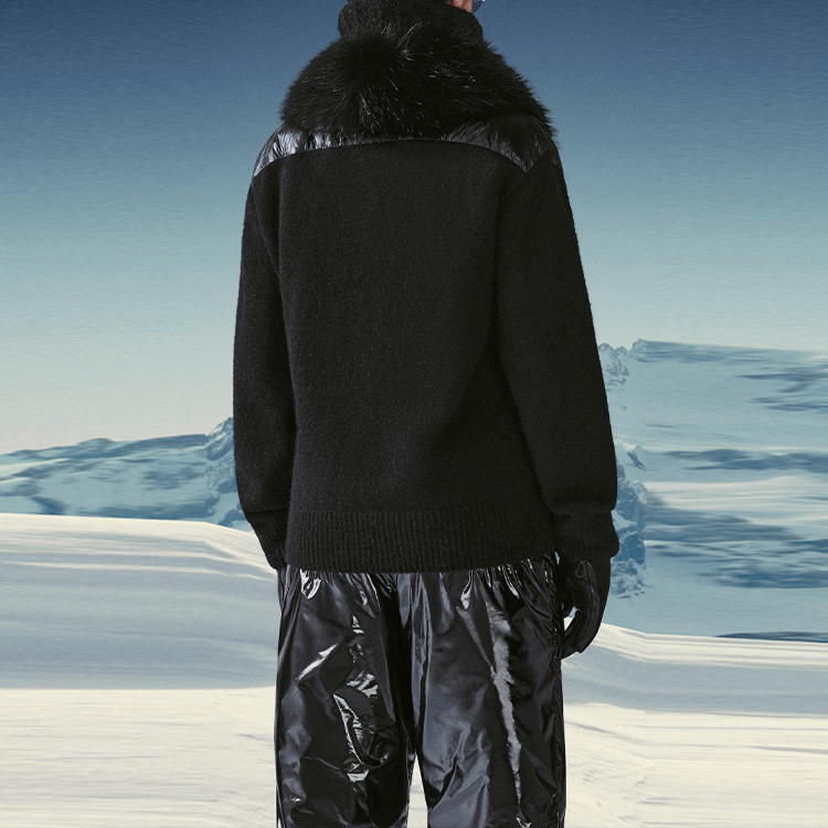 (Women) Moncler Black Detachable Fur Collar Down Jacket G20989B00002M1126999 圖 4