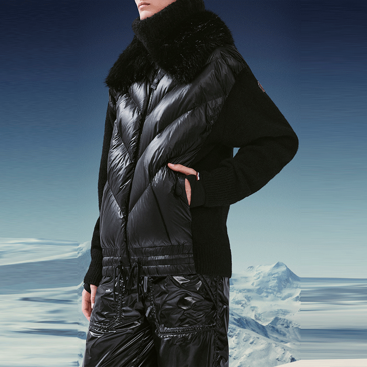 (Women) Moncler Black Detachable Fur Collar Down Jacket G20989B00002M1126999 圖 5